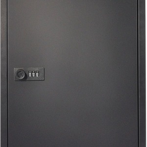 Wall Mounted Key Cabinet - Black by Safes UK