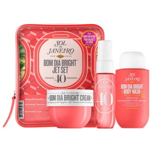 Sol De Janeiro Bom Dia Bright Jet Set Gift Set - Red by Sol De Jeneiro