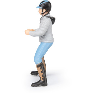 PAPO Horse and Ponies Young Rider Toy Figure - Black by PAPO