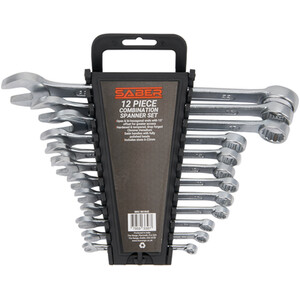 Saber 12 Piece Combination Spanner Set by Saber