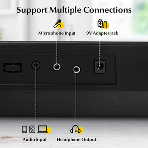 61-Key Electronic Keyboard Piano - Black by Costway