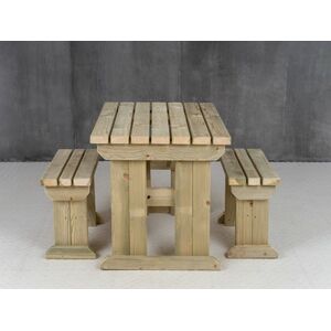 Yews Picnic Bench - Wooden Garden Table and Bench Set by Arbor Garden Solutions
