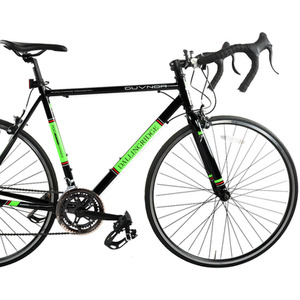 Dallingridge Guvnor 700c Alloy Road Bike - Black,Green - Black/Green by Dallingridge