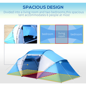 Outsunny Camping Tent With UV Protection by Outsunny