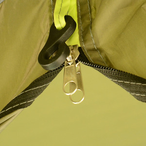 Outsunny Two Room Tunnel Tent with Porch for 4-8 Man - Yellow by Outsunny