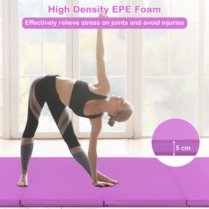 Folding Soft Floor Mat Gym Mat by Costway