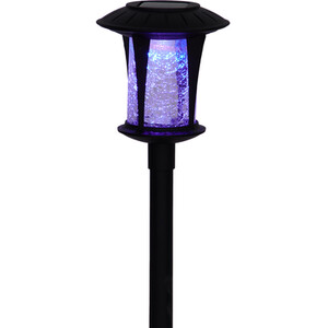 Solar Lucena Colour Changing Stake Light - Black