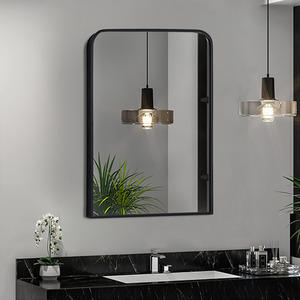 Arched Wall Mirror - Clear / 60cm by Livingandhome