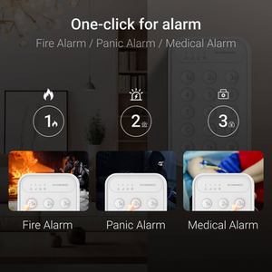 Wireless Security Keypad - White by Roombanker