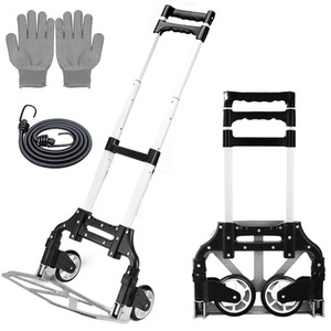 Folding Hand Truck Max Load 80Kg - Silver by WMR