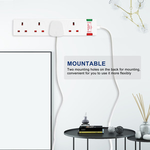 4 Gang Surge-Protected Extension Lead by ExtraStar