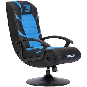BraZen Pride 2.1 Bluetooth Surround Sound Gaming Chair - Blue by BraZen