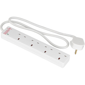4 Gang Surge Protected Extension Lead