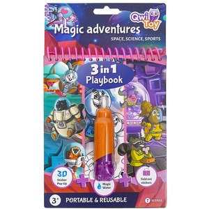 QwiToys 3 in 1 Magic Adventures Playbook - Purple by QwiToys