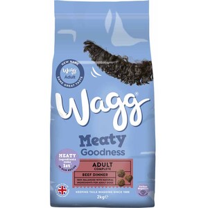 Wagg Meaty Goodness Dog Food - 2kg / Beef by Wagg