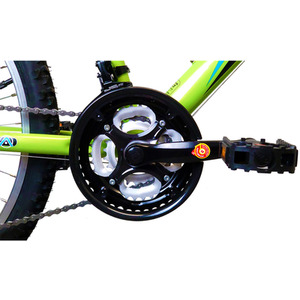 Basis Bolt Boys Hardtail Mountain Bike, 24-inch Wheel - Lime Green by Basis