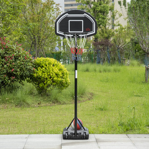 HOMCOM Height Adjustable Basketball Hoop and Stand by HOMCOM