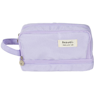 Large Capacity Pencil Case - Purple
