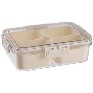 Livingandhome Multi-Compartment Fridge Storage Container by Livingandhome