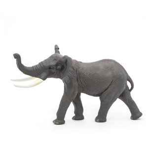 PAPO Wild Animal Kingdom Elephant Toy Figure - Grey by PAPO