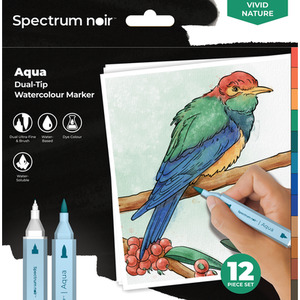 Spectrum Noir Aqua 12 Pack by Spectrum Noir