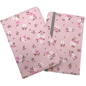 Pretty Pink Flower Pattern Passport Cover - Pink by Warren Reed - Designer