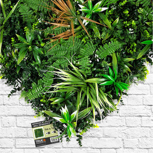 Premium Artificial Spring Green Living Wall Panel 1m x 1m - Green by True Products