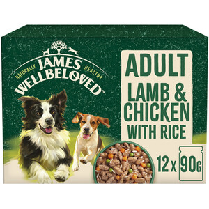James Wellbeloved Adult Wet Dog Food in Gravy - Lamb and Chicken with Rice by James Wellbeloved