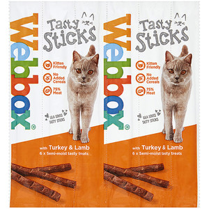 Webbox Tasty Sticks - Turkey and Lamb by Webbox
