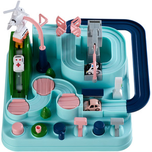 Car Race Tracks Toy Set by Livingandhome