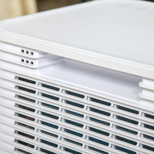 HOMCOM 10L per Day Quiet Dehumidifier for Home Laundry - White by HOMCOM