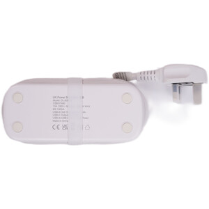 Travel Extension Lead - White