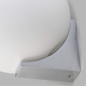 Bola Bathroom Flush Ceiling Light - Chrome by Litecraft