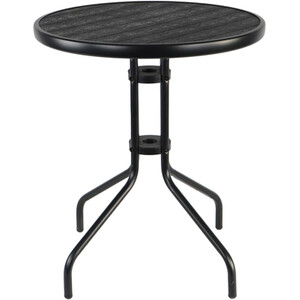 Pisa Bistro Set - Black by Outdoor Essentials
