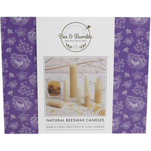 Bee and Bumble Natural Beeswax Candle Craft Kit - Multiple Colours by Bee Bumble