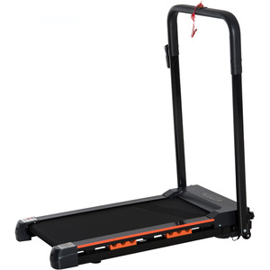 HOMCOM Electric Motorised Walking Machine Treadmill - Black by HOMCOM