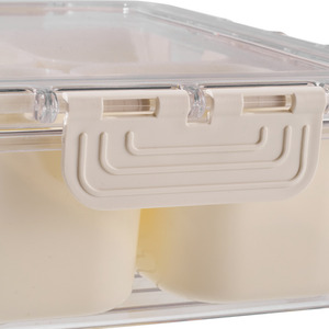 Livingandhome Multi-Compartment Fridge Storage Container by Livingandhome
