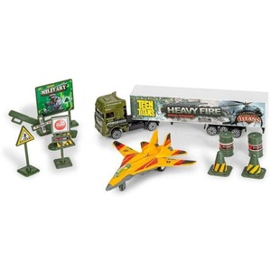 Big Daddy Kids Vehicle Set with Accessories - Multi / Military Aircaft / 10+ by Big Daddy
