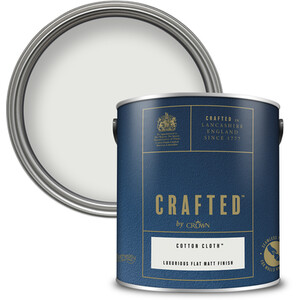 Crown Crafted Luxurious Flatt Matt Paint - Cotton Cloth by Crown Paints