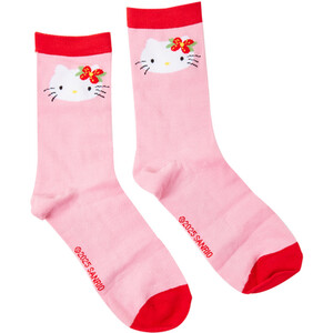 Strawberry Hello Kitty Mug and Sock Set - Blue and Pink