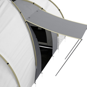 Outsunny Tunnel Tent with 2 Bedroom, Living Area and Vestibule for 4-6 Person by Outsunny