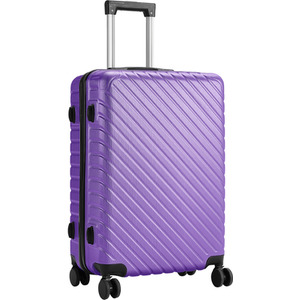 28'' Lightweight Hardshell Suitcase with 4 Wheels - Purple by Livingandhome