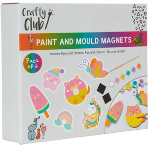 Paint and Mould Magnets by Crafty Club