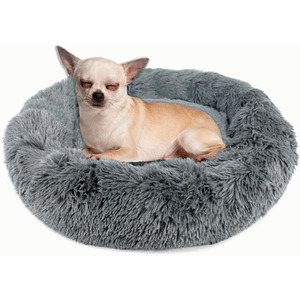 Fluffy Dog Bed in Grey - Grey / XS by Actiaspet