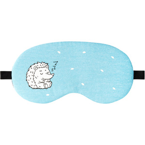 Sleepy Animal Hot and Cold Gel Packs Soothing Eye Mask - Blue / Hedgehog by Ultra