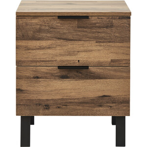 Hampshire 2 Drawer Bedside Table - Oak