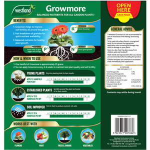 Growmore Plant Nutrients by Westland