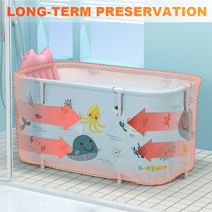 Seabed Foldable Bathtub with Cushion by Livingandhome