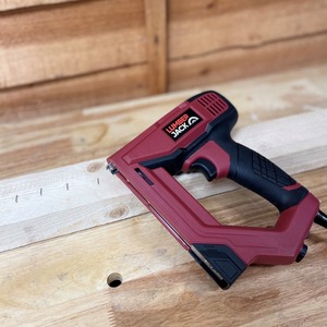 Lumberjack 2 in 1 Electric Staple and Nail Gun Tacker - Red by Lumberjack