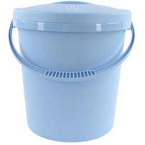 Junior Joy Nappy Bin with Lid - Blue by Junior Joy